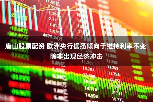 唐山股票配资 欧洲央行据悉倾向于维持利率不变 除非出现经济冲击